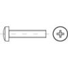 DIN 7985 (ISO 7045) Cross Recessed Raised Cheese Head Screw Zinc Plated 4.8