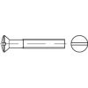 DIN 964 Slotted Raised Countersunk Head Screw Zinc Plated 