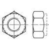 DIN 982 Self-Locking Hexagon Nut With Nylon Ring / Heavy Zinc Plated Steel 6/8